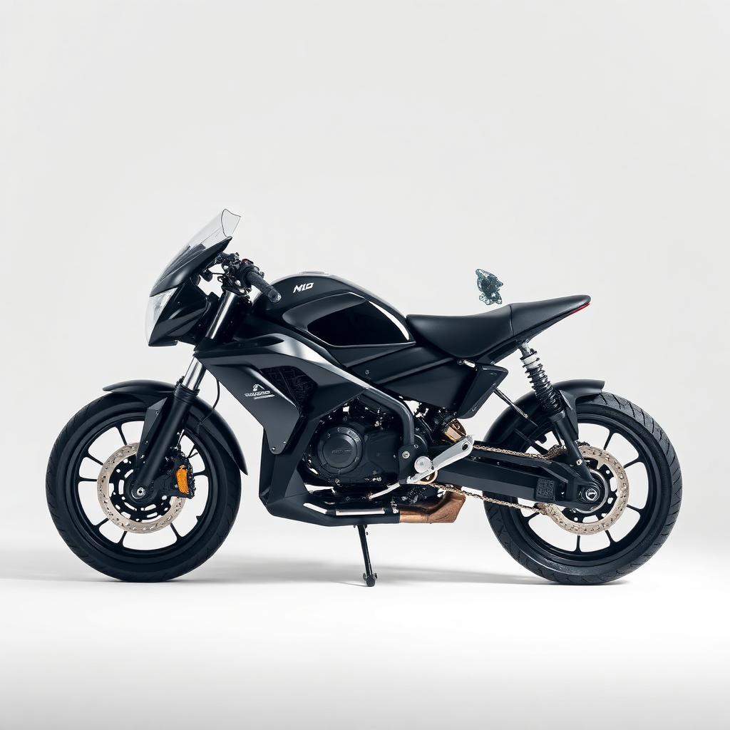 Before: motorcycle without lights